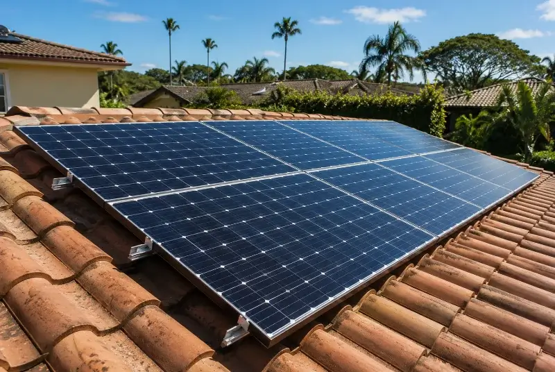 Installation de panneaux solaires à Lescheroux